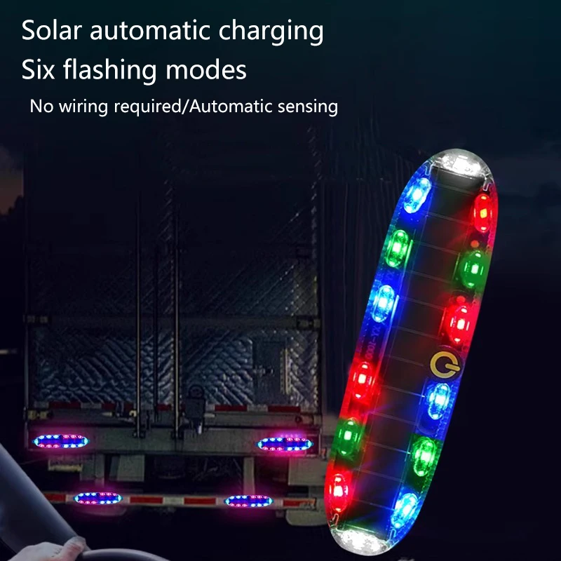أضواء وامضة تحذيرية تعمل بالطاقة الشمسية، أضواء الطائرات، المصابيح الخلفية، المصد الخلفي للسيارة، المضادة للتصادم الخلفي، إنذار الرحلات البحرية