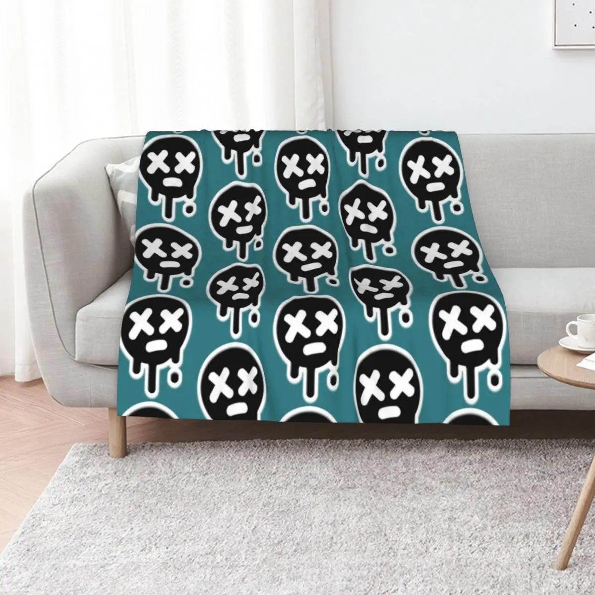 Bad Randoms Logo Throw Blanket Loose Hairys Soft Beds Plaid on the sofa Winter beds Thins Blankets