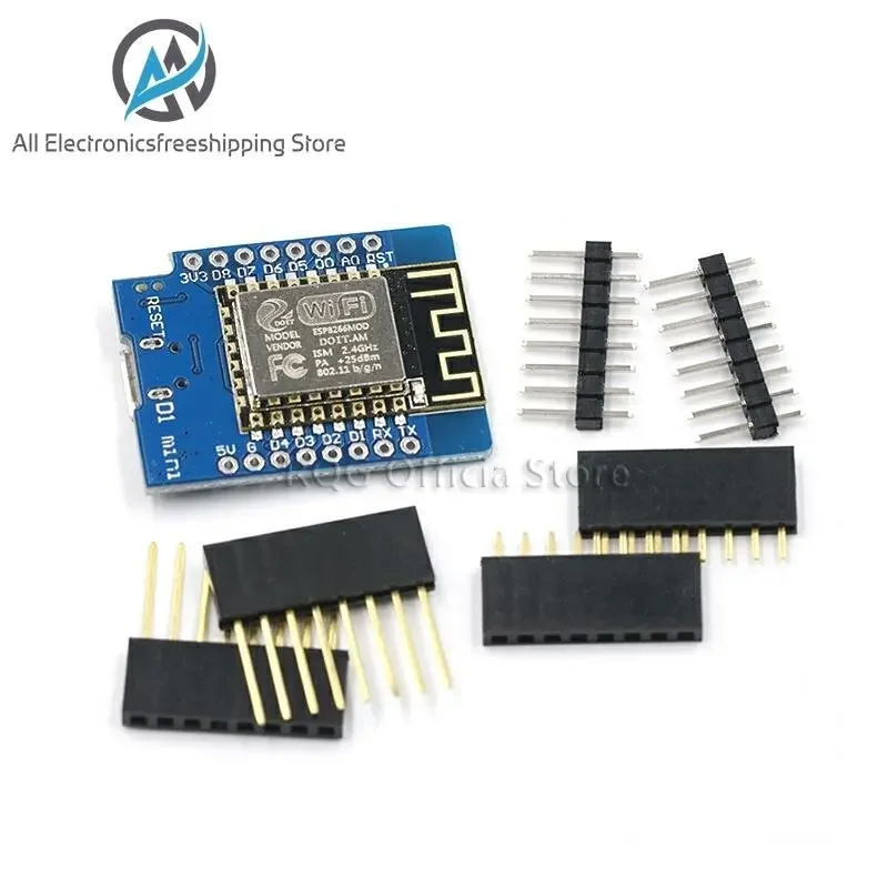 ESP8266 ESP-12 ESP12 WeMos D1 Mini Module Wemos D1 Mini WiFi Development Board Micro USB 3.3V Based On ESP-8266EX 11 Digital Pin