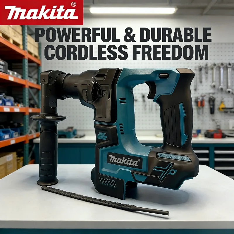 

Makita l HR140D Brushless Electric Hammer 18V Lithium Battery Cordless Brushless Hammer Wireless Drills Makita 18v Power Tools
