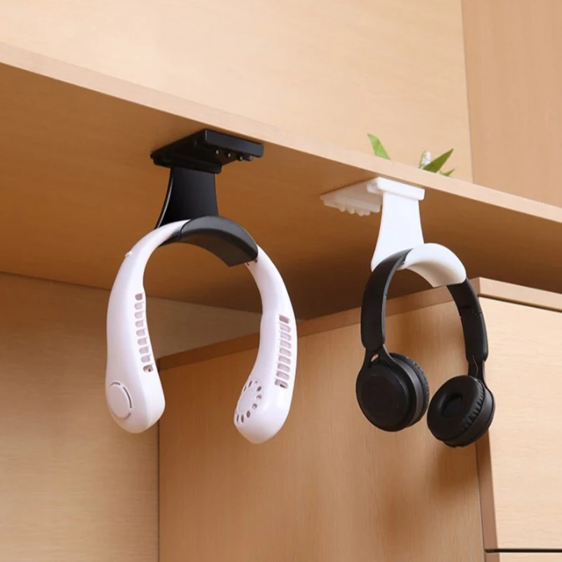 Non Punching Computer Headphone Stand Wall Mounted Hanging Headphone Stand Creative Dormitory Pasting Game Headphone Stand