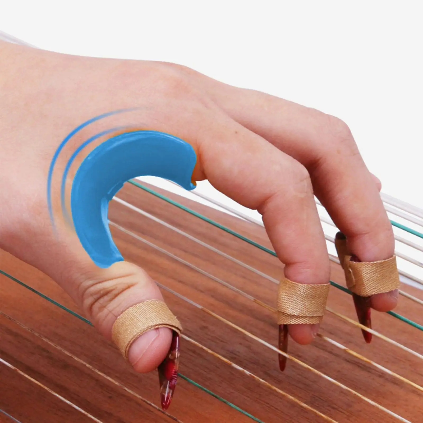 Chinese Zither Posture Training Exercise Hand Training Guzheng Bending Finger