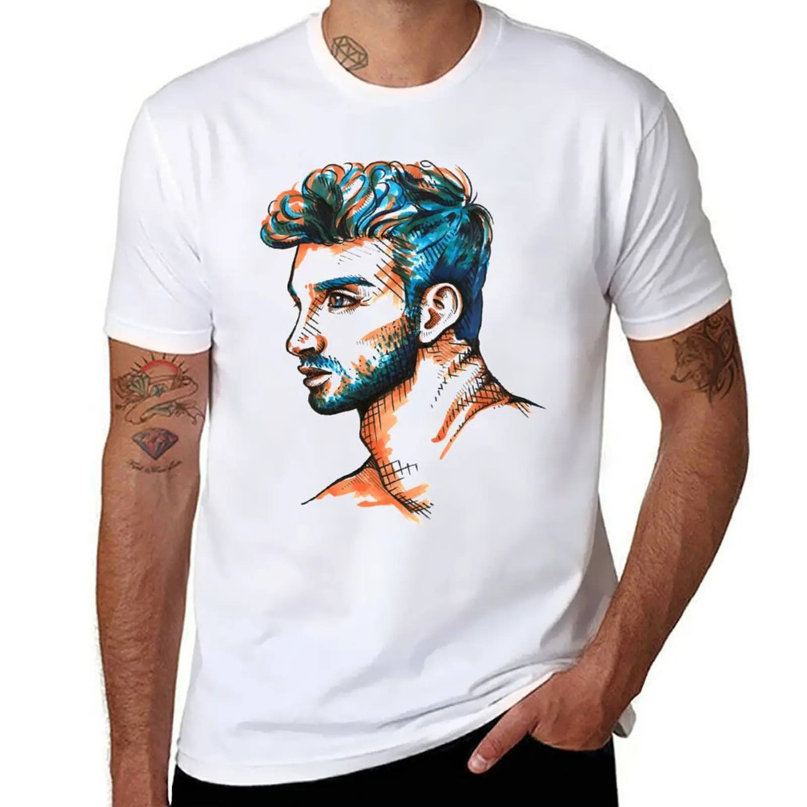 

Water T-Shirt t shirts for man pack cotton t shirts for man graphic tees
