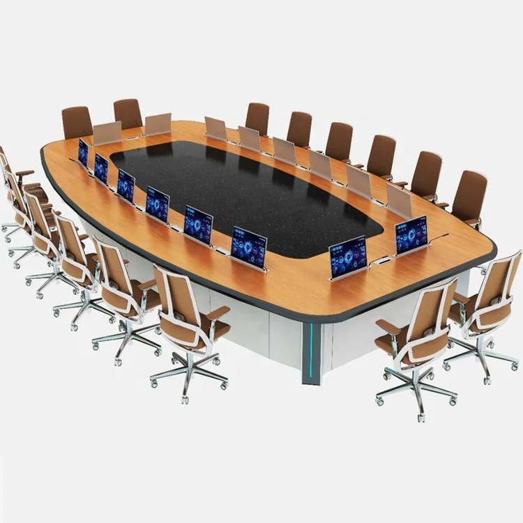 

Conference Room Rectangular Meeting Desk Office Conference Table Company Paperless Office Commercial Furniture