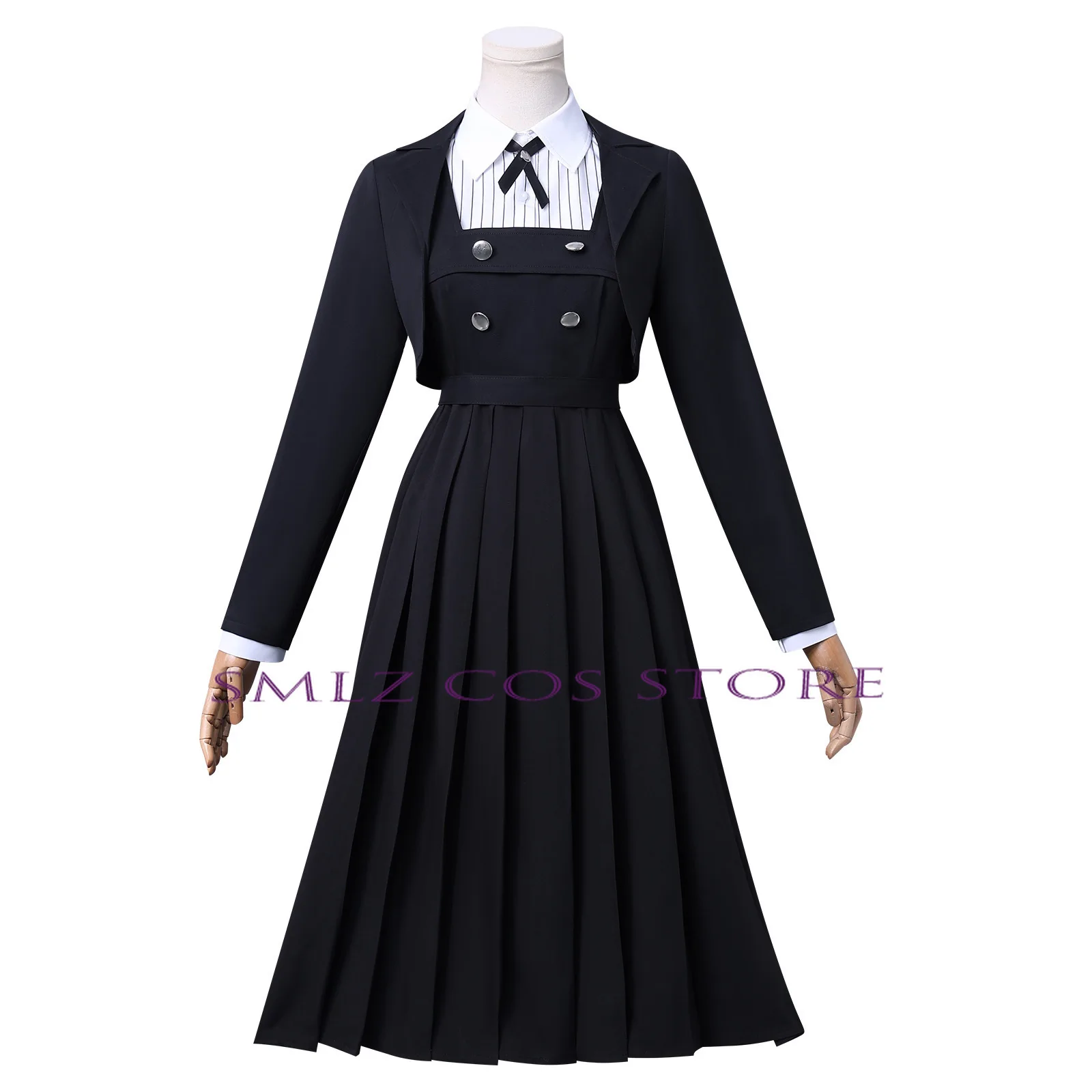 Shiraya Tamaki Cosplay Anime Rock Is A Lady's Modesty Cosplay Costume Girl Black JK School Uniform Suit Wig Outfit for Woman