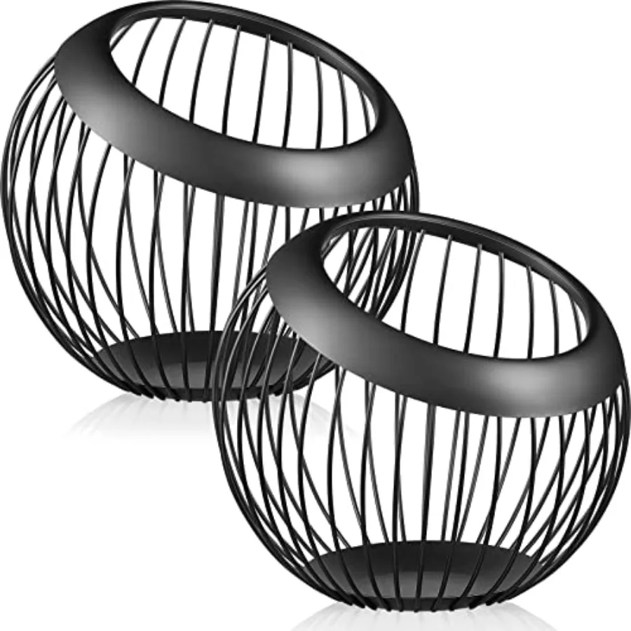 

2 Pieces Coffee Pods Holder K Pods Holder Large Capacity Coffee Pod Baskets Stainless Steel Cup Organizer Sturdy for Espresso C