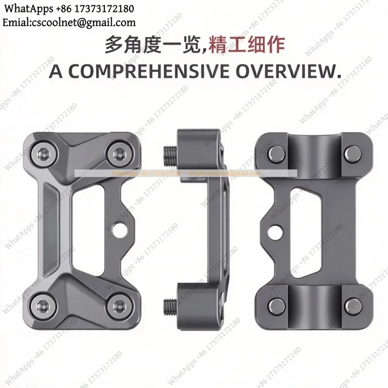 Motorbike Modification Handlebar Risers Brick Mount Handle Clamp