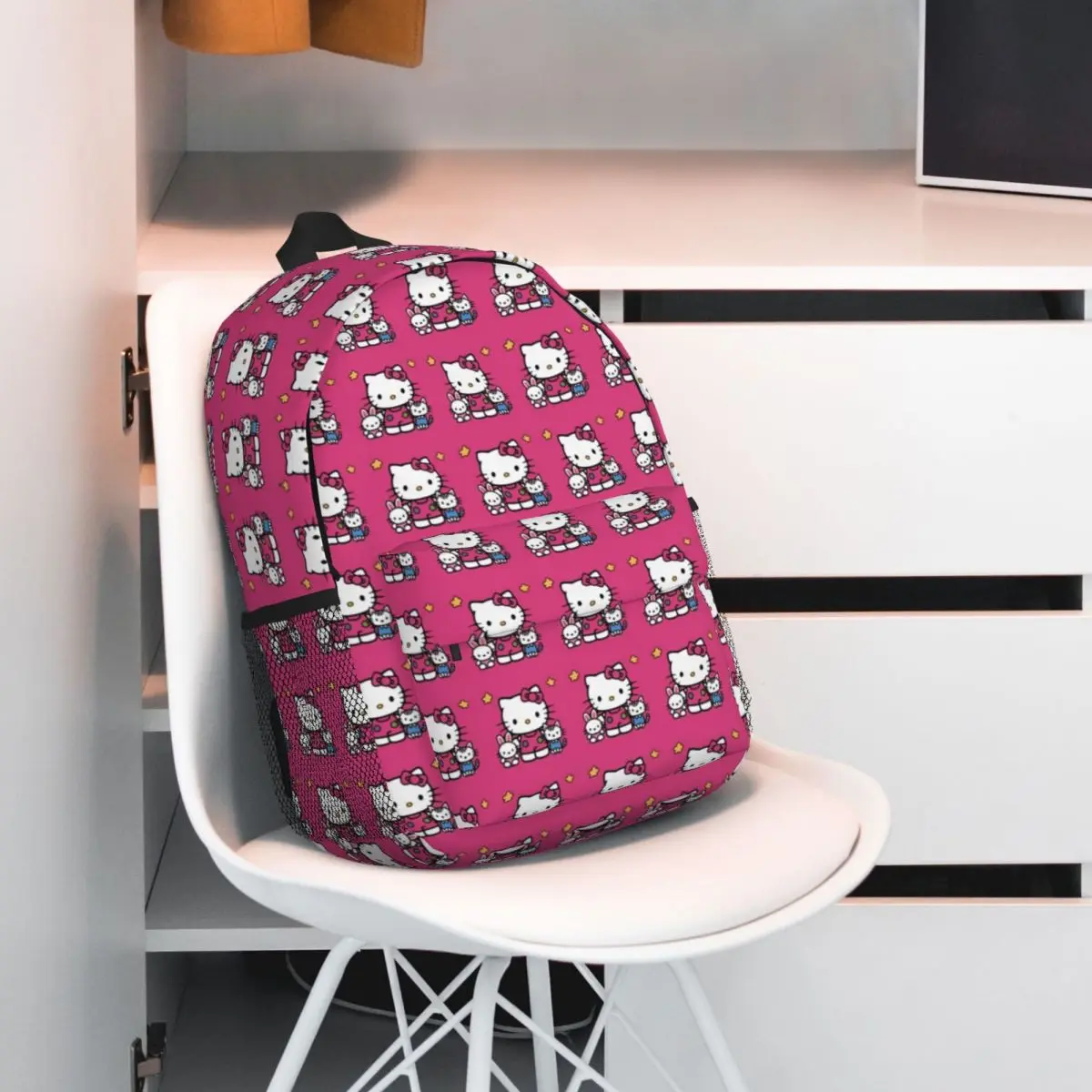 Mochila durável Hello Kitty de 15 polegadas – design leve e ergonômico para conforto e conveniência