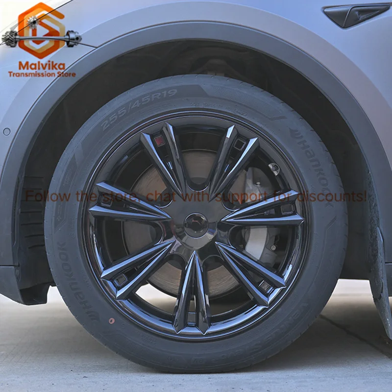 

19" Wheel Cover Rim Protector Accessory for Tesla Model Y Sport Version - High Quality