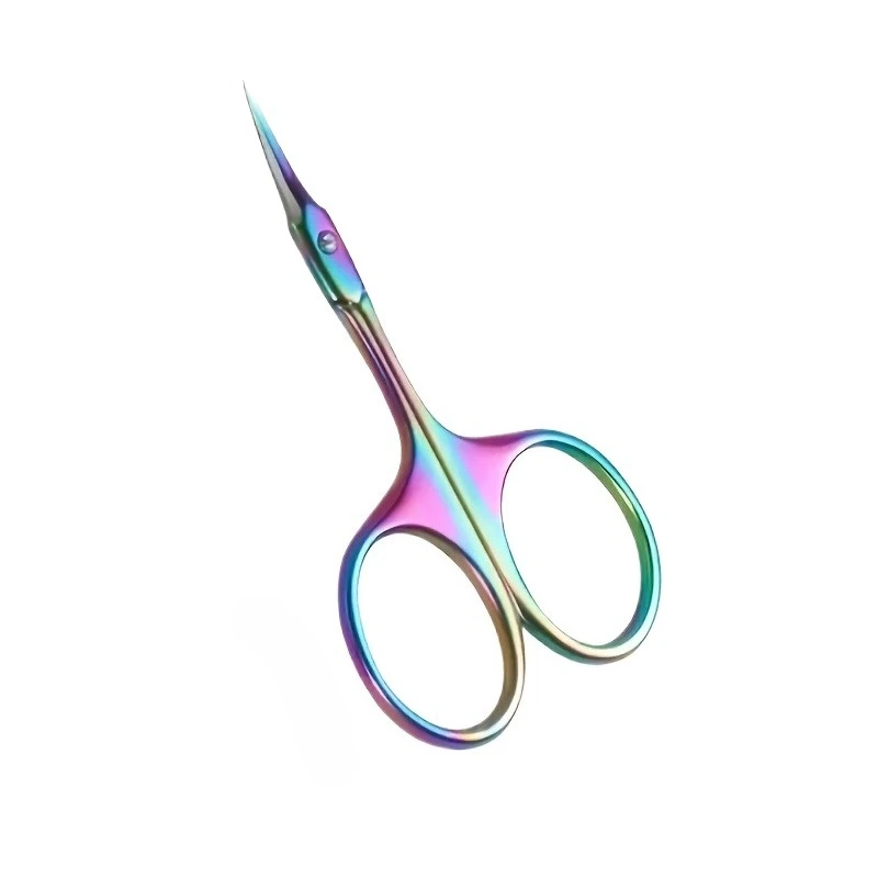 Third Generation Stainless Steel Barb Removal Super Tip Cut Russian Pre-colorTitanium Bead Skin Scissors