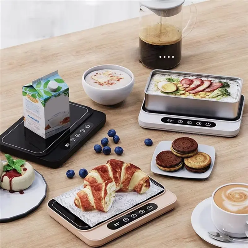 【SPECIAL OFFER】50W Cup Heater Mug Warmer Electric Hot Plate 9-Grade Adjustable Temperature Warmer Coaster For Home And Office Us