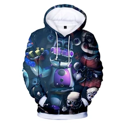 Outono 3d imprimir cinco noites em fnaf moletom para meninos escola hoodies para fnaf traje para adolescentes roupas esportivas crianças topos y2k