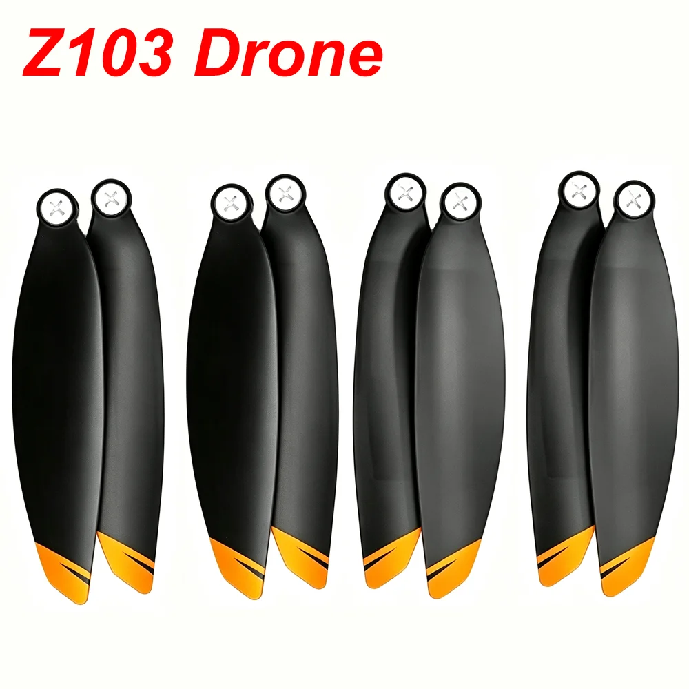8PCS Propeller Wing Rotor CW CCW Maple Leaf for Z103 Screen GPS RC Drone Accessories Spare Part