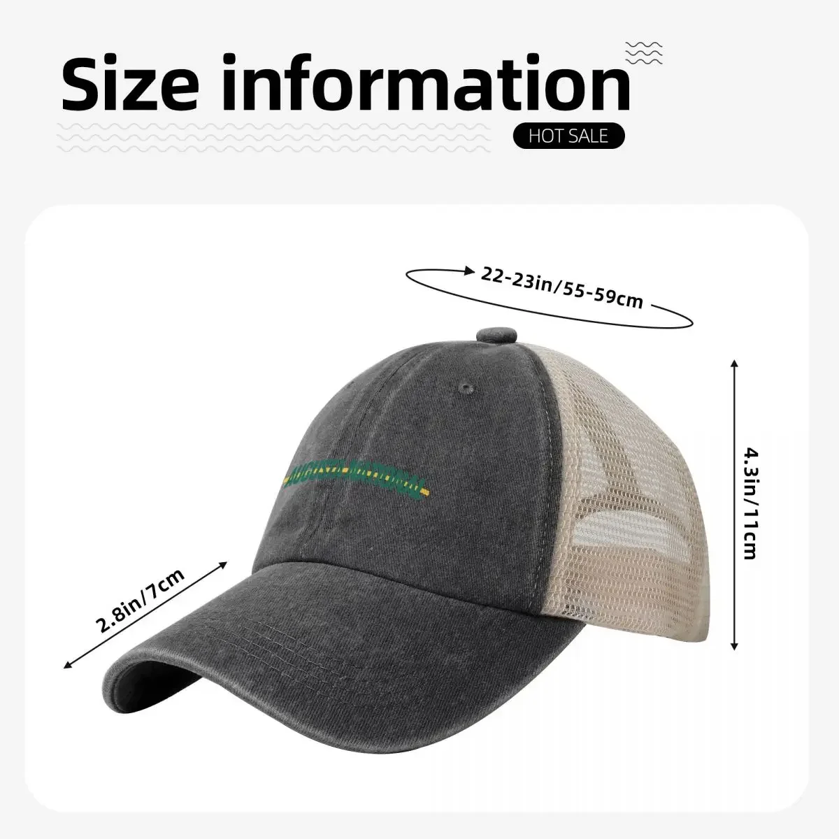 The Masters Cowboy Mesh Baseball Cap birthday Mountaineering black hard hat Men Hats Women's image 4
