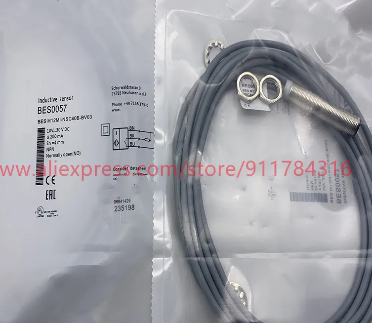 

3pcs New High Quality proximity switch BES M12MI-NSC20B-BV03 BES M12MI-NSC20B-BP03 BES M12MI-NSC20B-BV02