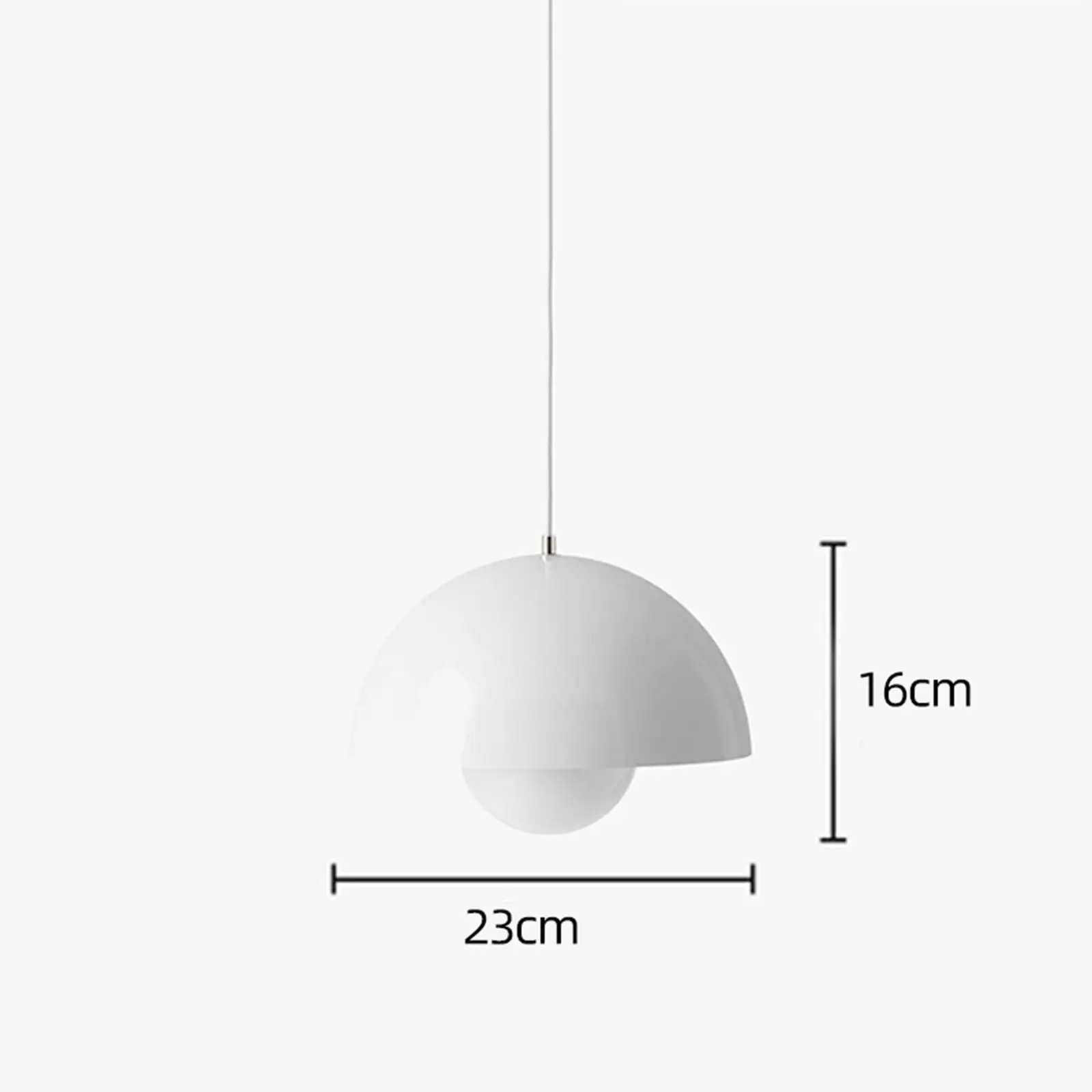 Hanging Lamp Pendant Light E27 Adjustable Height Fixture Indoor LED for