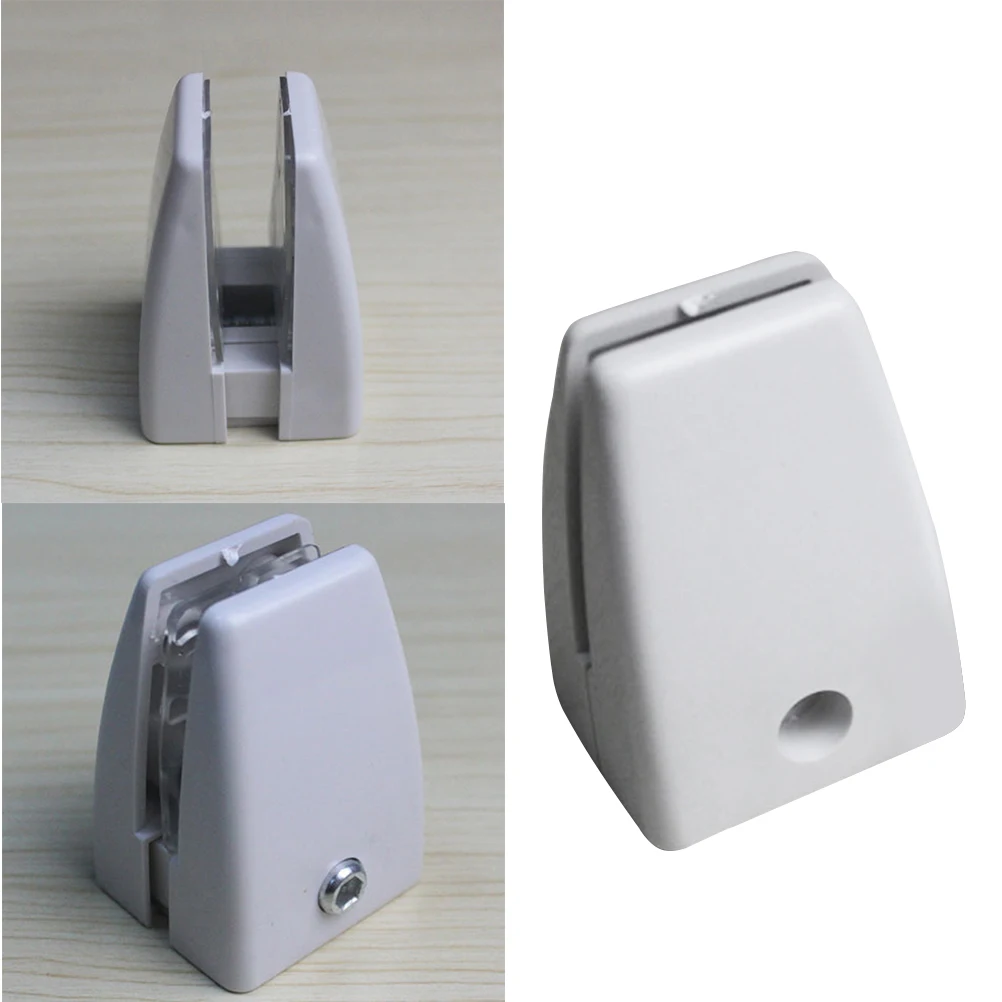 

2pcs Screen Clamps Plastic Partition Clips for Desk Conference Table Furniture Glass Baffle Holder Clamp Lightweight