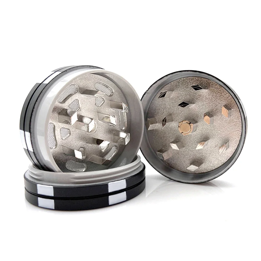 Poker Tobacco Grinder Chip 3 Parts Style Spice Cutter 40mm Herb Cutter Smoking Accessories Gadget Tools