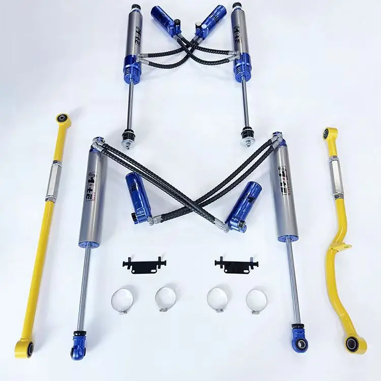 Patrol Y61-y60 Suspensions  4x4 air Suspension Kit for Cars Shock Absorber Lift  Double Oil Circuit 3.0 Blue 4-inch