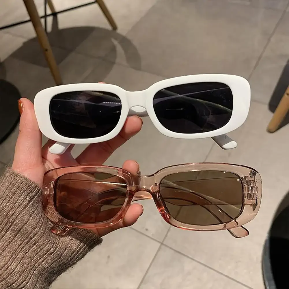 Fashion Summer Sunglasses Aesthetic Summer Shades Eyeglasses Women Men Retro Small Frame UV400 Eyewear Fashion Driver Goggles