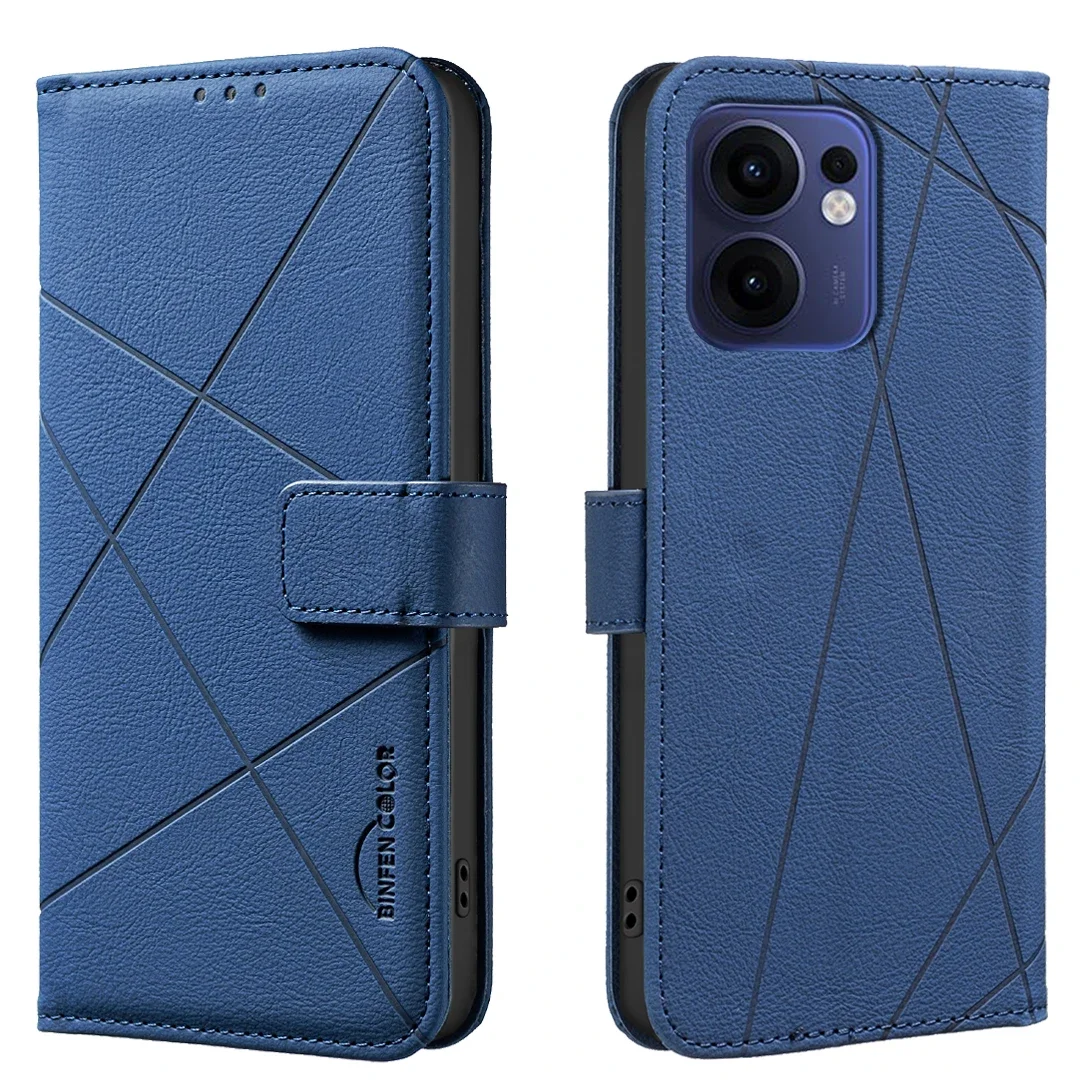 حافظة جلدية مغناطيسية قوية لهاتف OPPO Reno 13F 5G Reno 11F 5G Reno 7Z Reno 5F Reno 5Z 5G مع حامل فتحة للبطاقات Funda