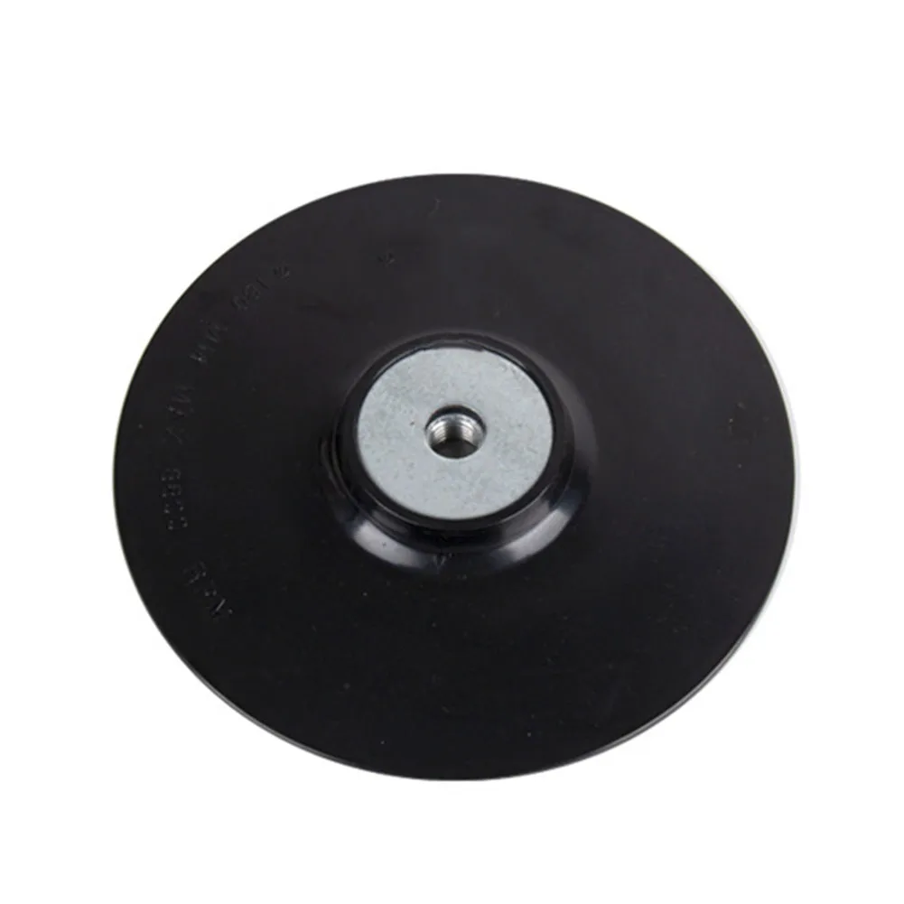 

5inch 125mm Rubber Backing Pad M14 Thread With Connecting Shaft For Fibre Sanding Disc Angle Grinder Power Tool Accessories