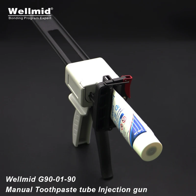 Injection Gun para Creme Dental Tubo ab Glue Selante Hand Cream Cleanser Extrusora Manual Araldite Epoxy Adhesive Easy Squeeze Tool