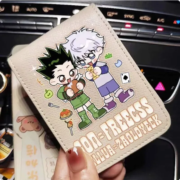 

Аниме Killua Zoldyck HUNTER×HUNTER GON·FREECSS модный кошелек из искусственной кожи кошелек держатель для карт сумка для косплея подарок B1915 аниме