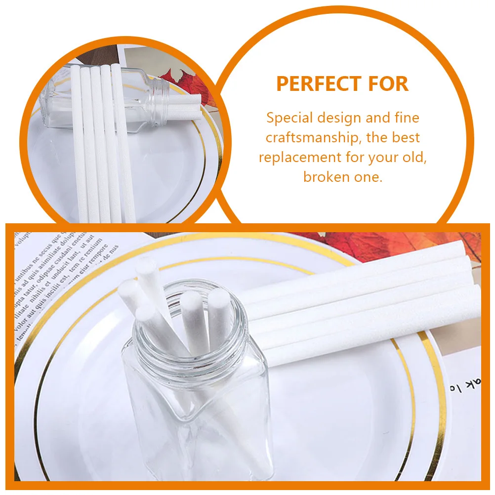 

40Pcs Perfume Diffuser Sticks Replaceable Aroma Volatile Wands for Humidifier Filters High Porosity Distribution