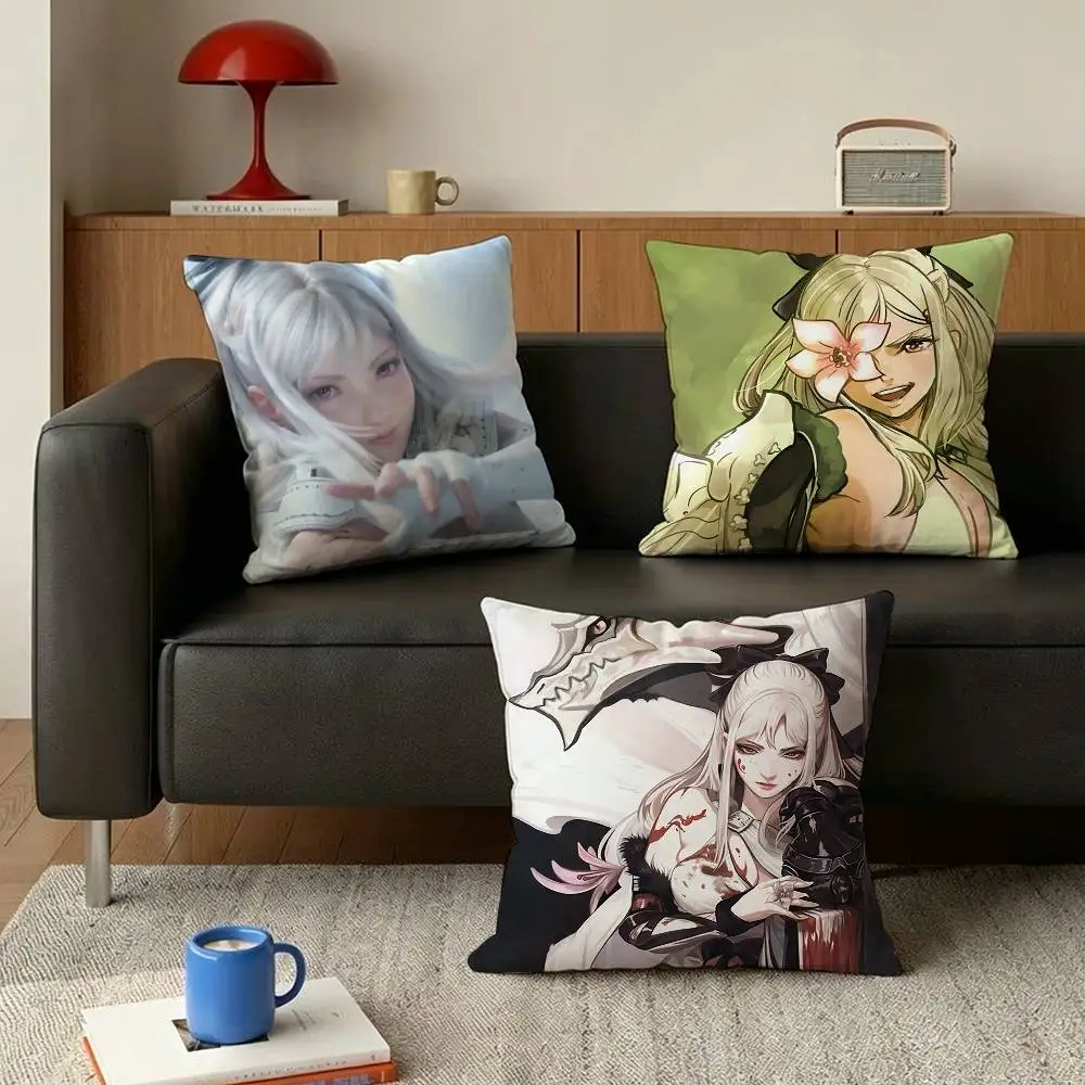 Game D-Drakengard 3 Zero   Various Sizes Square Pillow Case For Car Home Bedchamber Decor