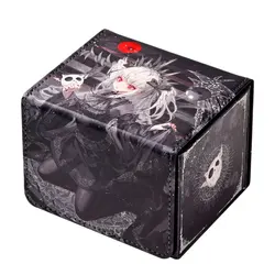 100+ PU Anime Cards Storage Box Deck Board Game TCG Cards Box Protector Bag for MGT/Pkm/Yu-gi-oh/Trading Card Collecting Game