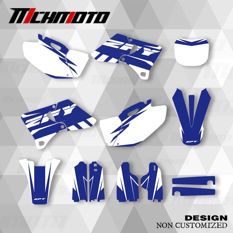 

MCHMFG для YAMAHA YZ250 400 426 1998 1999 2000 2001 2002, графические наклейки, наклейки для мотоцикла, фон на заказ