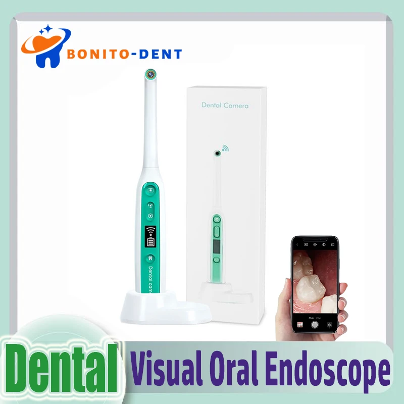 

WiFi Intraoral Camera HD Pixels Wireless Portable Endoscope 8 LED Lights Camera Dentistry Tools