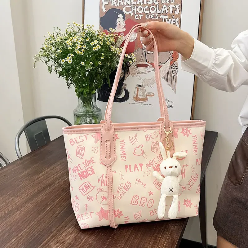 Borsa tote moda coreana per donna Nuove borse a tracolla per pendolari di classe per studenti di grande capacità Borse da viaggio casual da donna Bolsa