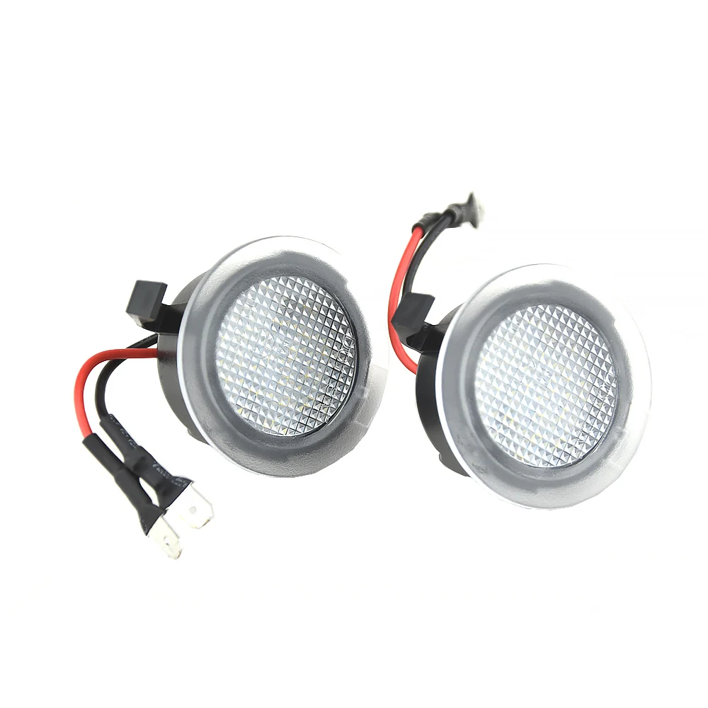 

2X LED Pathway Lighting CANBUS Under Side Mirror Puddle Light For Ford Edge Ranger TKE Limited 2015-2019 Explorer 2011-2019