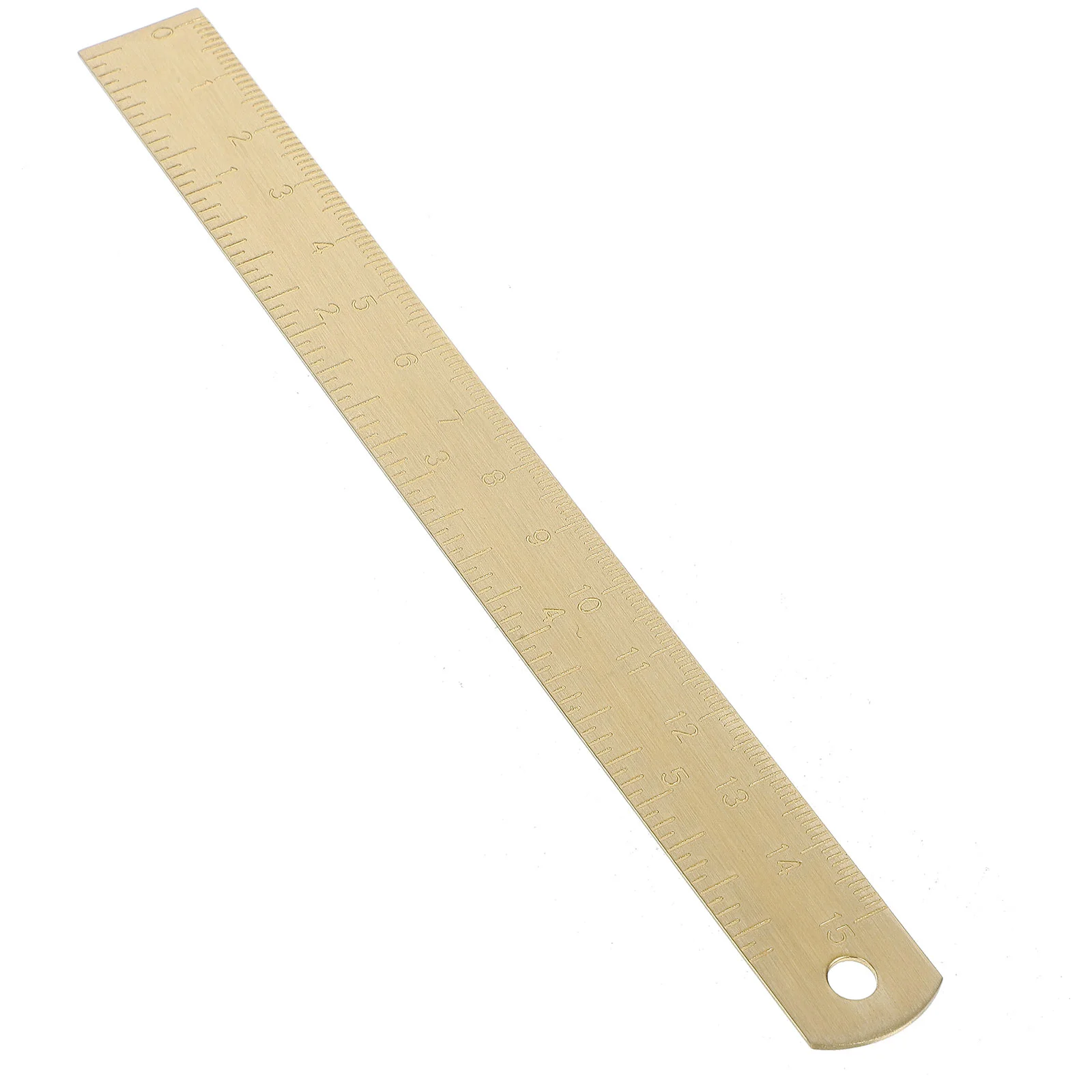 Brass Scale Multi-functional Ruler Tool Office Must Have Professional Geometry Measurement
