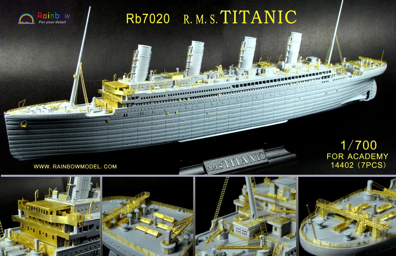 Rainbow PE 1/700 R.M.S. TITANIC full upgrade parts RB7020