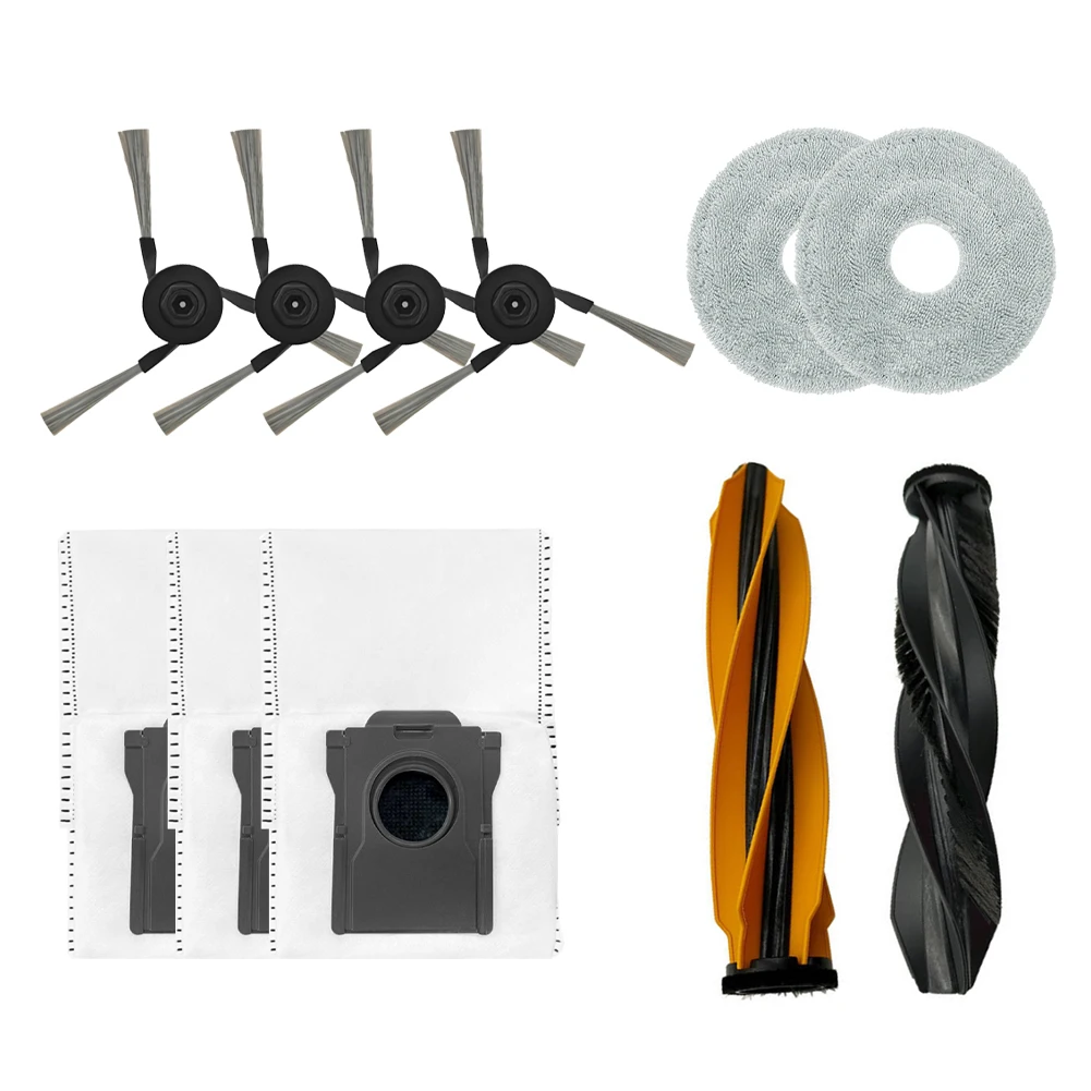 2PCS Main Brush Mop Pad HEPA Filter Dust Bag Side Brush Kit For Mova V50 Ultra Complete Robot Vacuum Cleaner Accessories