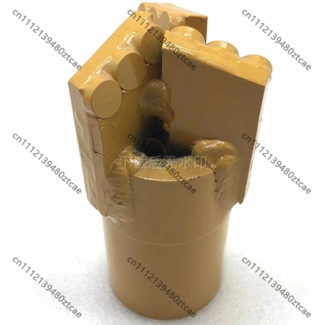 3-Wing 50-Hole Thread Diamond Compact PDC Drill Bit, Geological Prospecting Water Well Drilling Bit for Machine Accessories
