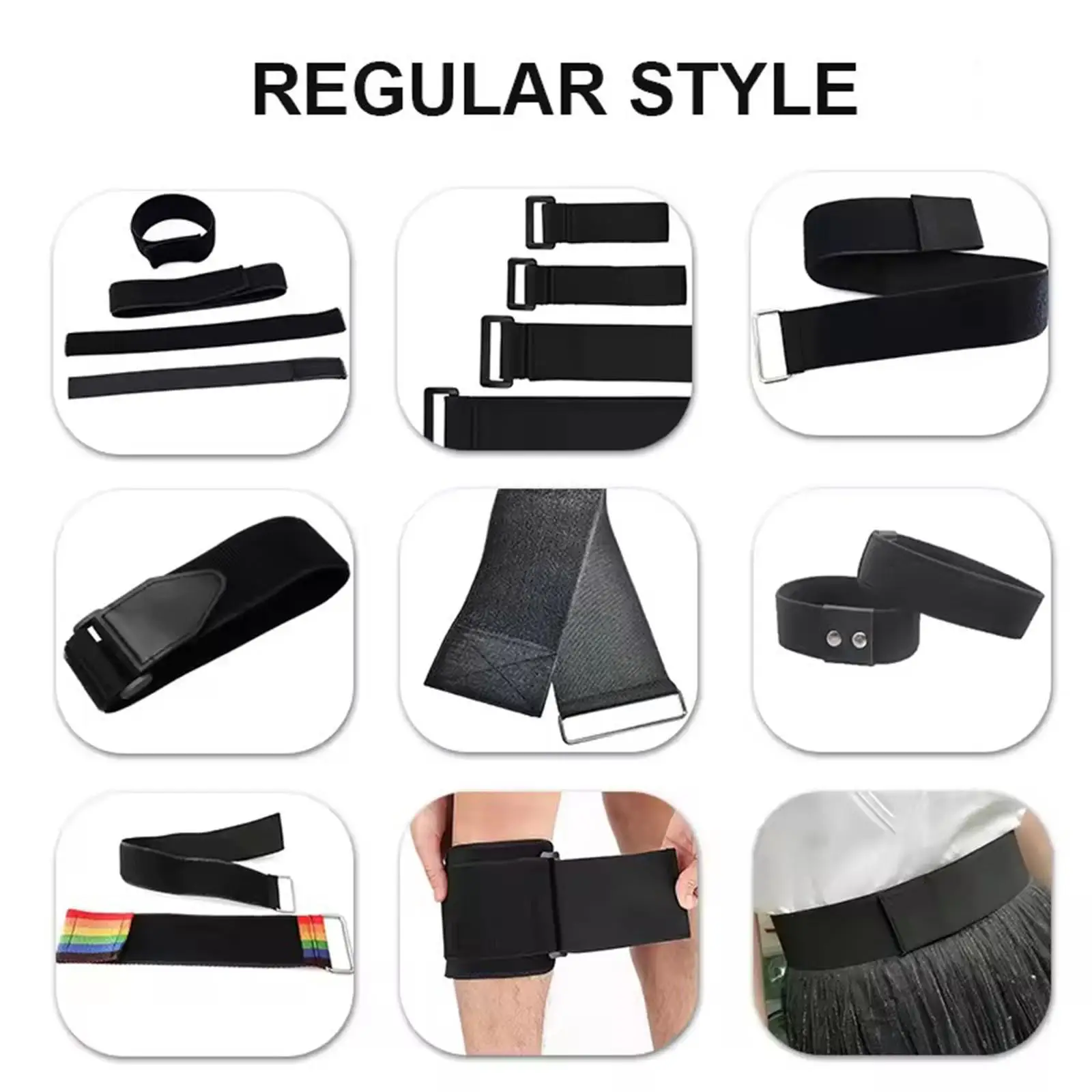 

Bicycle Rack Strap Adjustable Nylon Pant Band for 24 Inch Bike Accessories Road Cycle Riding