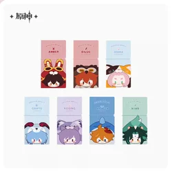 2024 Anime Genshin Impact Teyvat Zoo Theme Series Tartaglia Dieuc Ganyu Keqing Diona Bill Note Storage Album Official Original