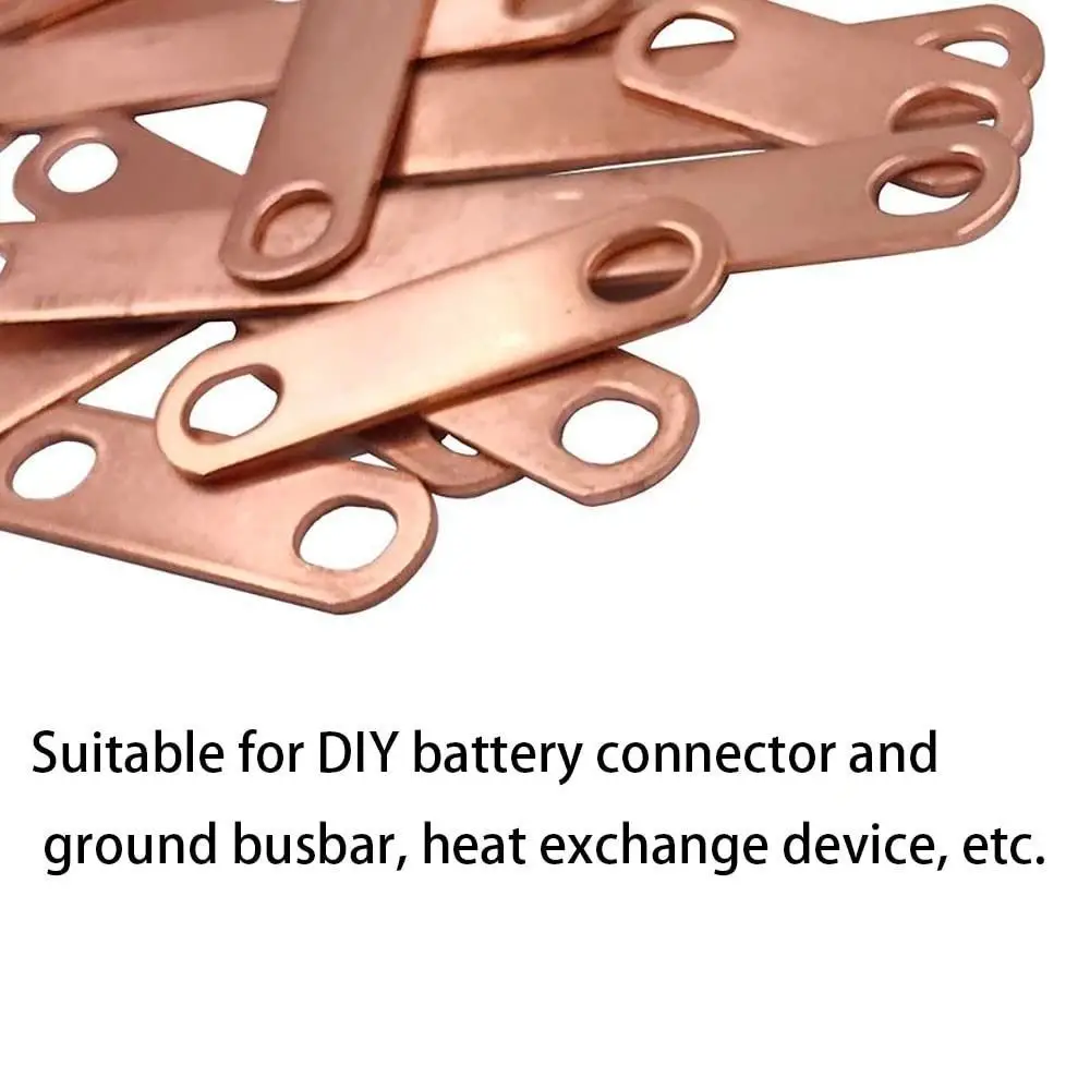 New Thickness 2/3mm Copper Flat Bar Length 200mm High Purity Pure Copper Strip Metal Plate Metalworking Craft
