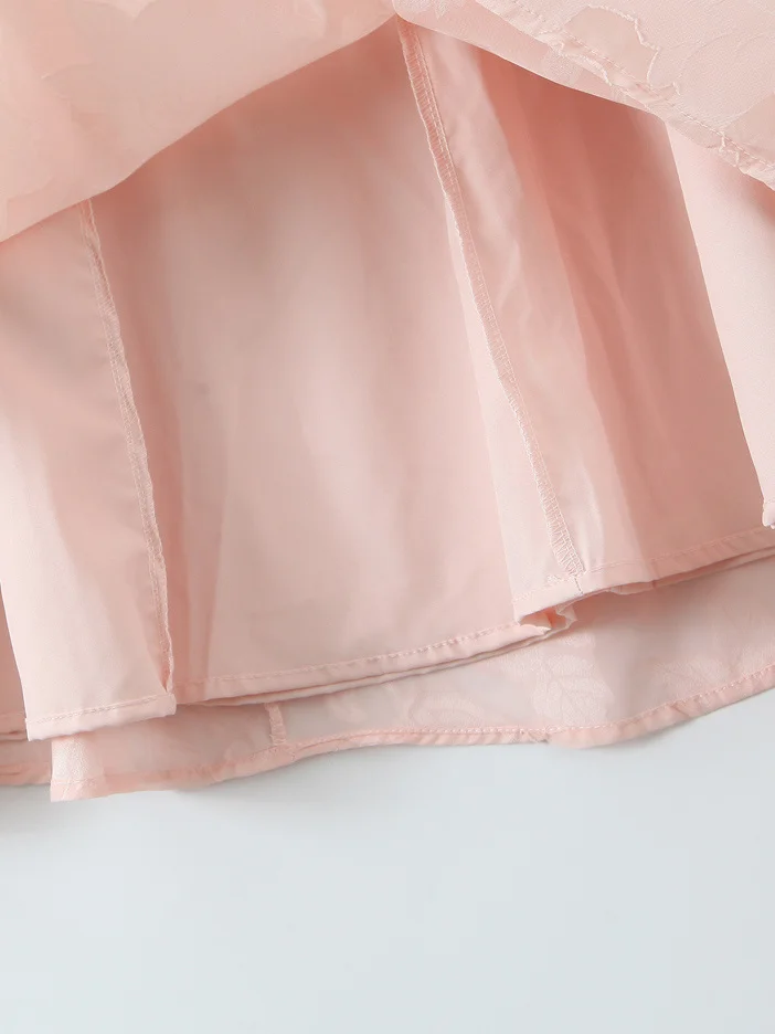 

Retro Strap High Waist Me Splice Embroidery Tube Dr Women's Bal Dr Long Skirt Sexy Pure Color A-Line Silhouette