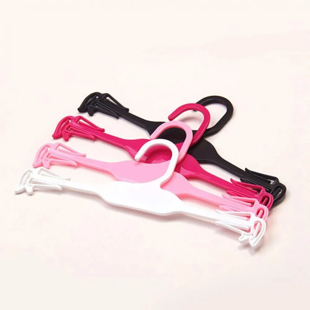 10pcs Widened Coat Hanger Thickened Non-slip Bra Clothes Support Rack Smooth Exterior No Burr Suitable For Underwear Store