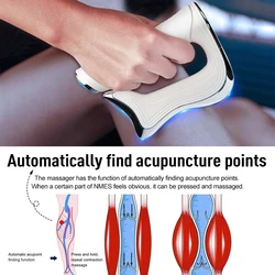 Elektrisch Fasciaal Weefsel Gua Sha Tool Lymfedrainage Massager Diep Weefsel Nmes Myofasciale Massagevezels Afgeven Schraper