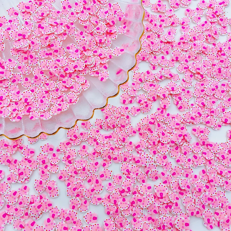 50g/Lot Hot Selling Newest Christmas Polymer Clay Sprinkle, Slice for Crafts Making, Phone Deco, DIY Scrapbooking