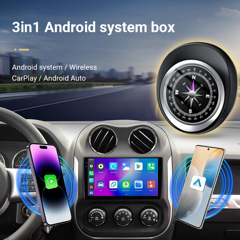 XUDA 2025 Newest CarPlay Clip Wireless CarPlay Adapter Multi-function Smart Screen Car Accessories for Porsche Toyota Volvo VW