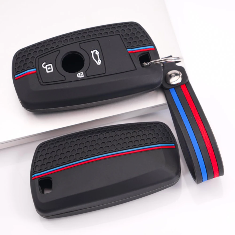 Protective Key Cover With Wrist Strap For BMW 1 Series 2 Series 3 Series 4 Series 5 Series 7 Series X1 X2 X3 X4 X5 X6 Z4 M3 M5