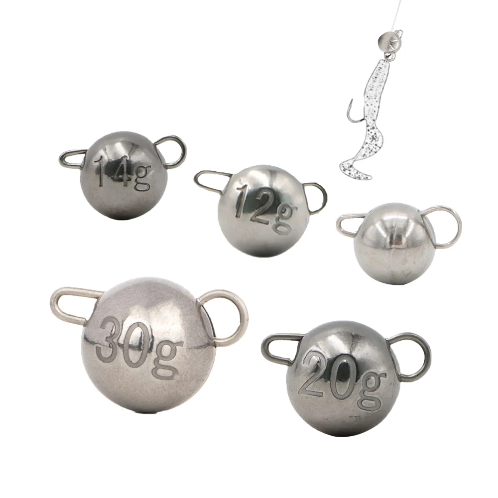 

Brand New Cheburashka Weights Fishing Sinkers, 10g/12g/14g/20g/40g Option Cheb Rig Weights For Outdoor Fishing