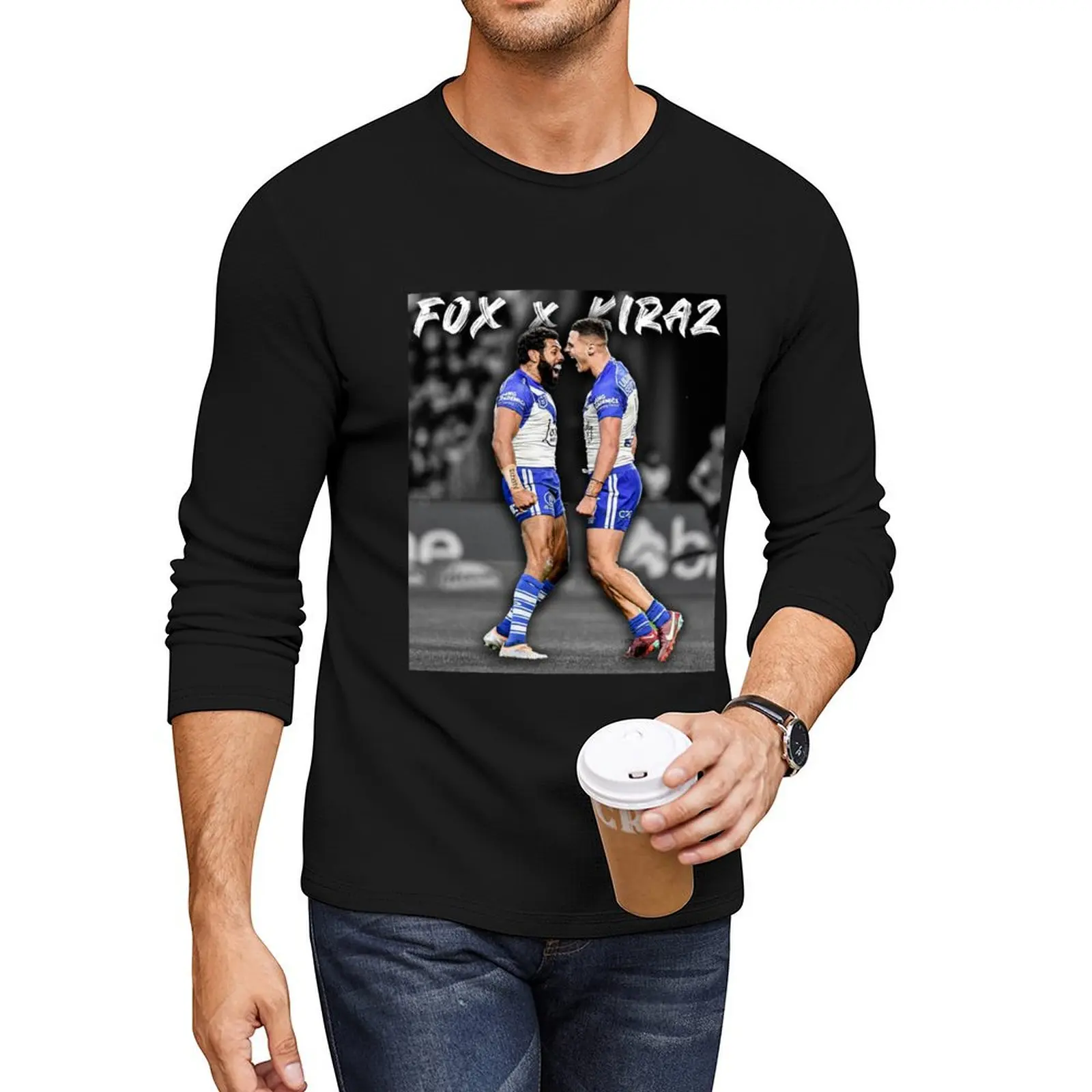 Josh Addo-Carr and Jacob Kiraz celebrating Long T-Shirt Blouse graphic t shirts animal print shirt for boys Men's t-shirt